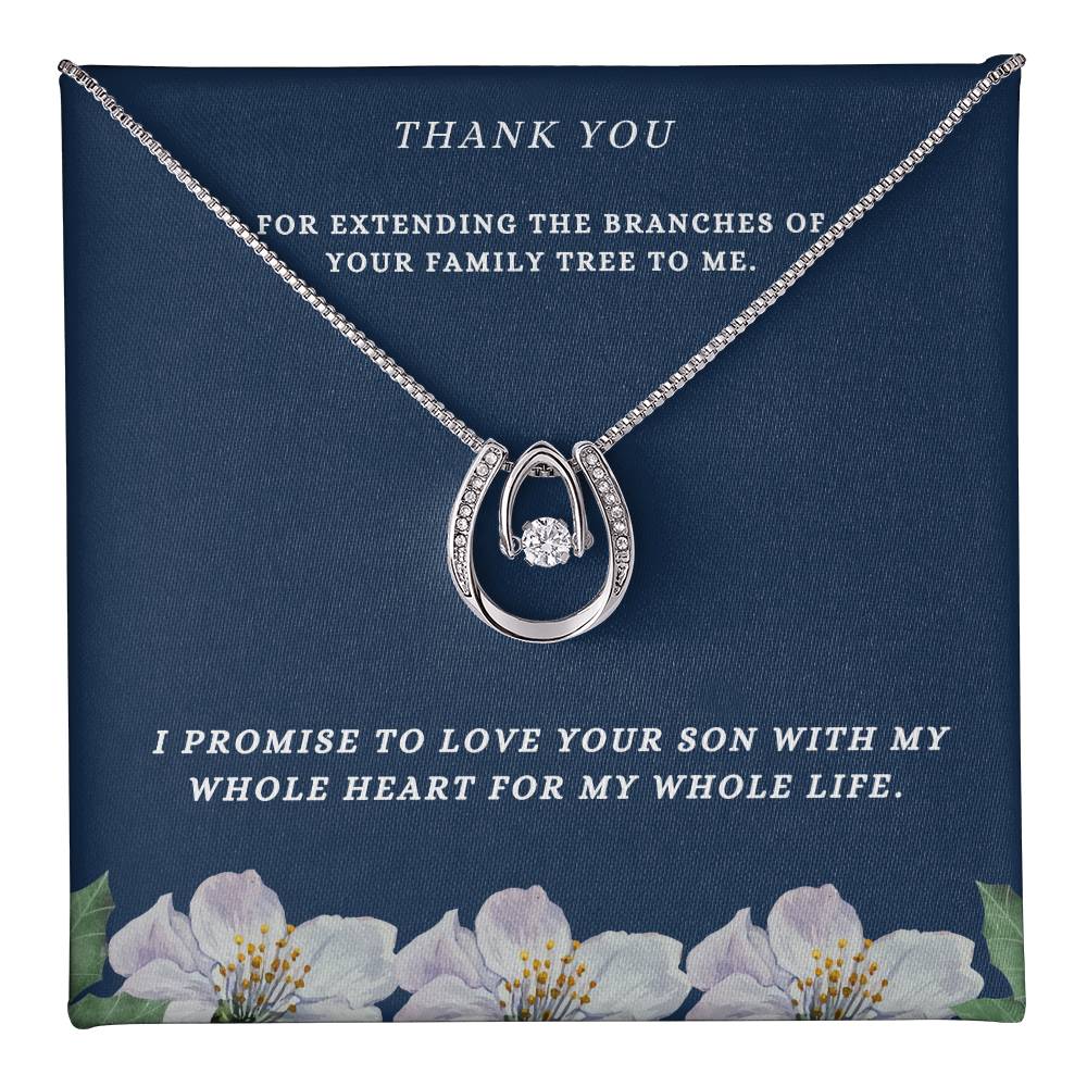 To My Mother-In-Law  - Alluring Beauty Necklace