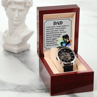 Load image into Gallery viewer, To My Father - Men&#39;s Openwork Watch
