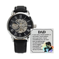 Load image into Gallery viewer, To My Father - Men&#39;s Openwork Watch
