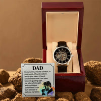 Load image into Gallery viewer, To My Father - Men&#39;s Openwork Watch
