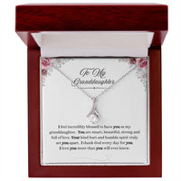 Load image into Gallery viewer, To My Granddaughter - Alluring Beauty Necklace
