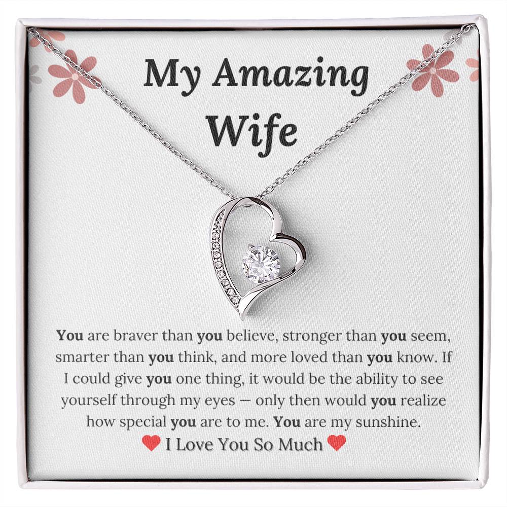 To My Wife - Forever Love Necklace