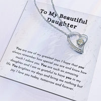 Load image into Gallery viewer, To My Daughter - Forever Love Necklace
