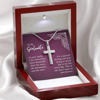 Load image into Gallery viewer, To My Wife - Stainless Cross Necklace
